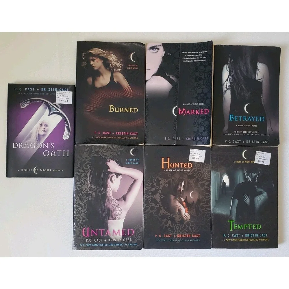 House Of Knight Book Series Lot Of 7 P.C Kristin  Cast Vampire Fantasy YA PB/HC